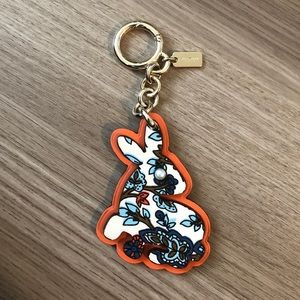Coach bunny key chain